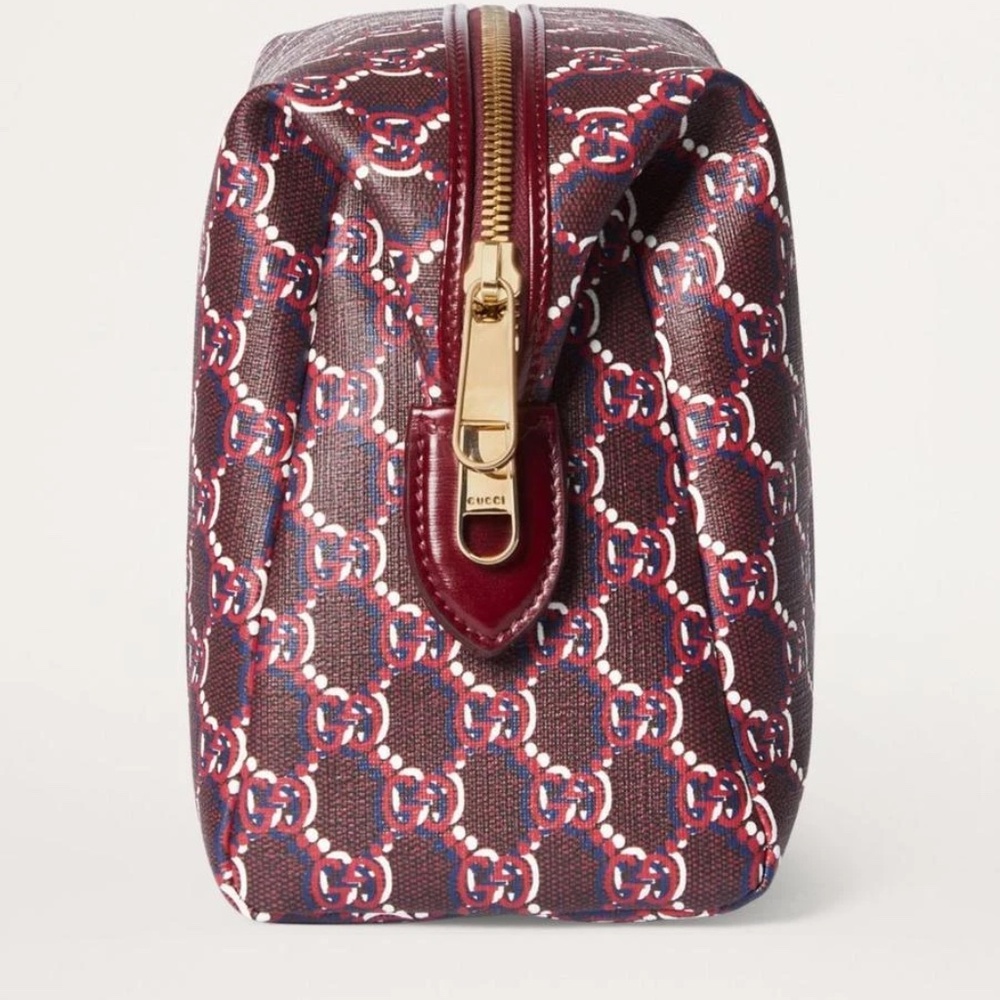 GUCCI Burgundy Pouch w/ GG Shadow NWOT w/ Dust Bag - Picture 2 of 13